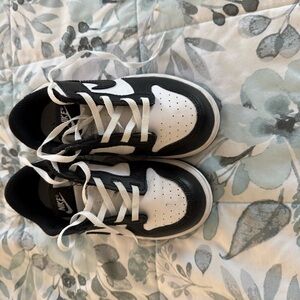 Kids Black and White Sneakers